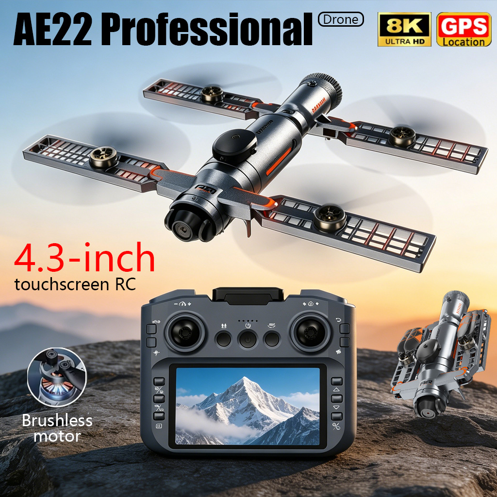 Upgraded AE22 PRO MAX Foldable - đánh giá và giá Drone Surveying