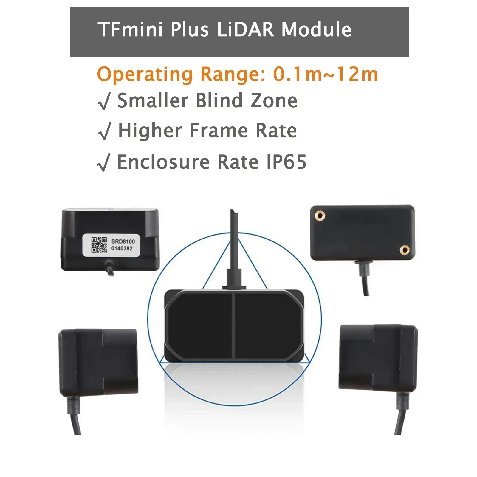 TFmini Plus LiDAR Sensor Modul - đánh giá và giá Drone Lidar