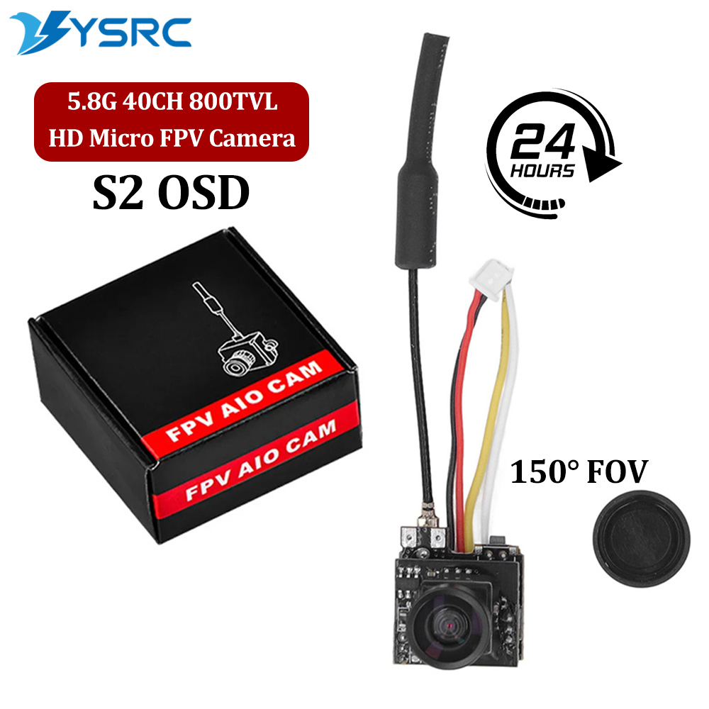 FPV RC Micro Camera S2 OSD AIO - đánh giá và giá Drone Video Production
